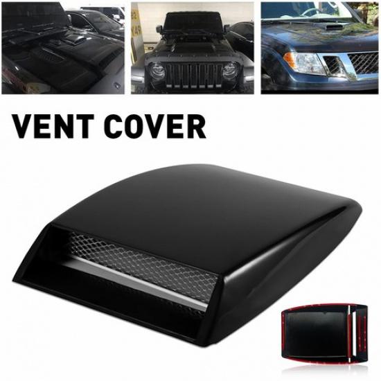 Universal Pickup Car Air Decorative Intake Flow Hood Scoop Cover Vent Bonnet