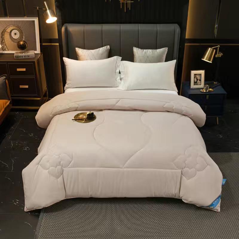 Mulberry Silk Quilts Warm Winter Duvet Insert Quilted Bed Comforter King Queen Full Twin Size Kid Bed Patchwork Blanket