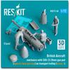 Reskit British Mechanic Gunpod Trolley 3D Printer Resin Kit 1/72 с SUU-23 и (Тип 1) (3 куска) РСКФ72-0050 (Самолет)