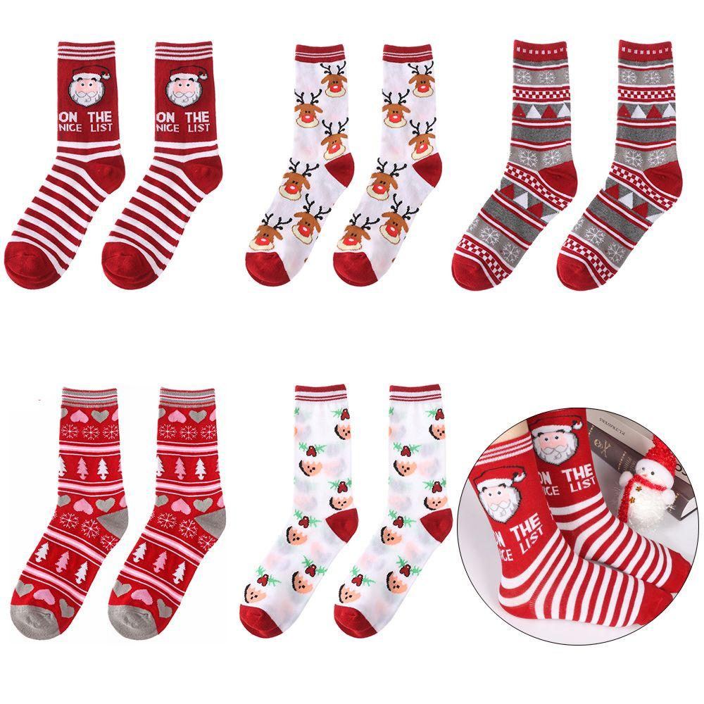 Thickness Novelty Xmas Funny Socks Man Woman Lady Santa Stockings Christmas Socks Santa Claus