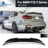 Глянцевый черный задний спойлер-крыло на багажник в стиле PSM для BMW F30 3 серии 2012-2018 F80 M3 2015-2018