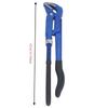 45° Bent Nose Universal Metric Wrench 0‑70mm Opening High Carbon Steel Wrench  Bathroom Plumbing