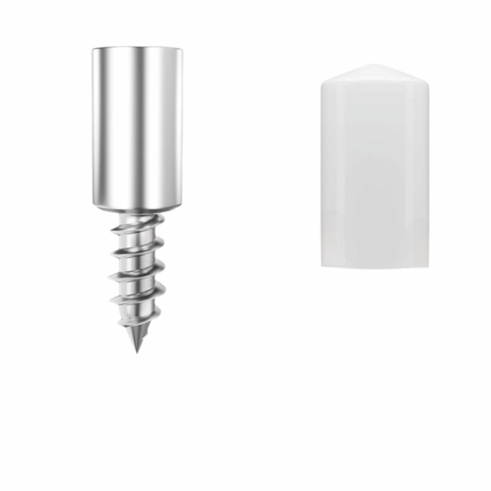 100Pcs Anti-Slip Rubber Sleeve Laminate Support Screw Multifunction Integrated Screw Set Shelves