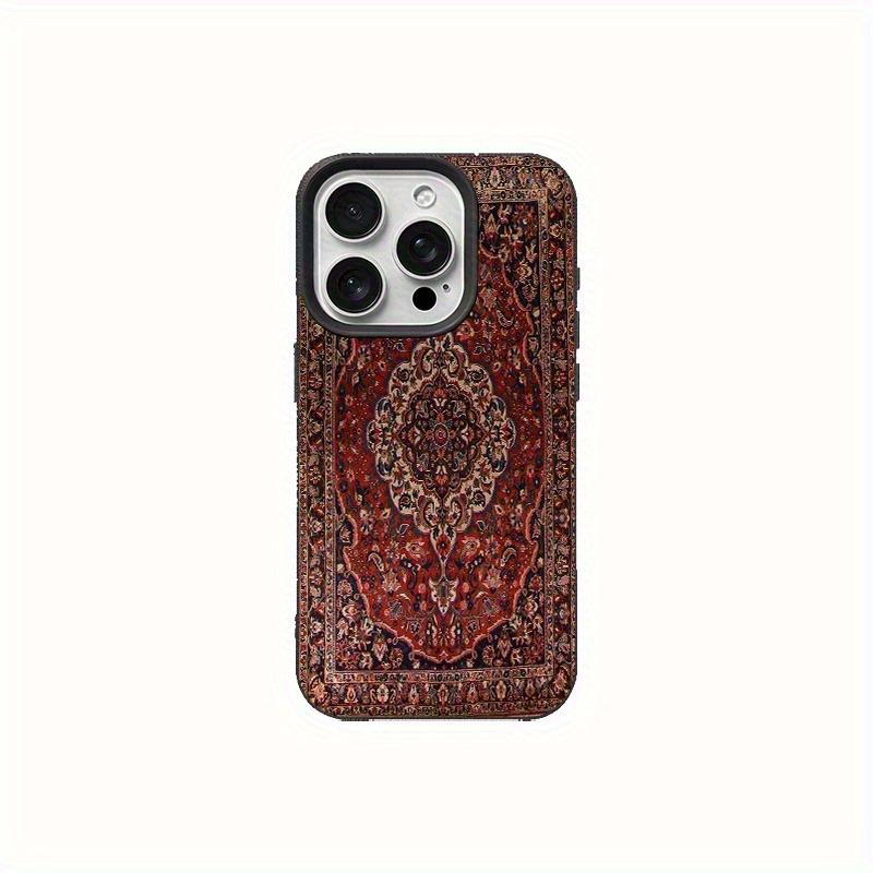 Чехол для телефона с восточным ковровым узором, подходит для iPhone 17 16 15 14 13 12 11 Pro/Max/Plus, противоударная задняя крышка