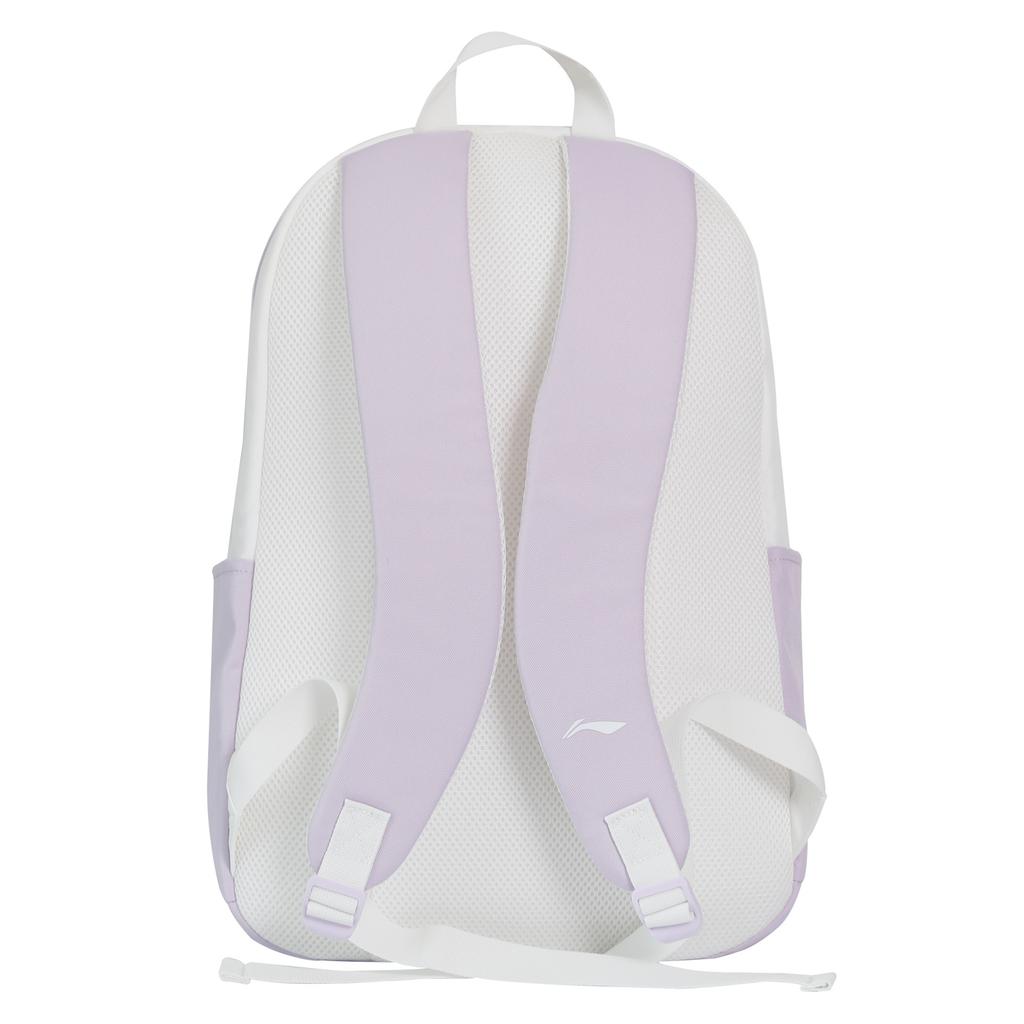 Li-Ning Lightweight Large Capacity Polyester Backpack Unisex Backpack Condensed-Purple ABSV369-2