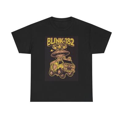 Футболка с графическим принтом Blink 182 в стиле панк-рок, хлопковая футболка, унисекс