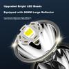 Xiaoyeren High-Power Outdoor Rechargeable LED Flashlight Super Bright Home Emergency Long Battery Life Multifunctional Spotlight