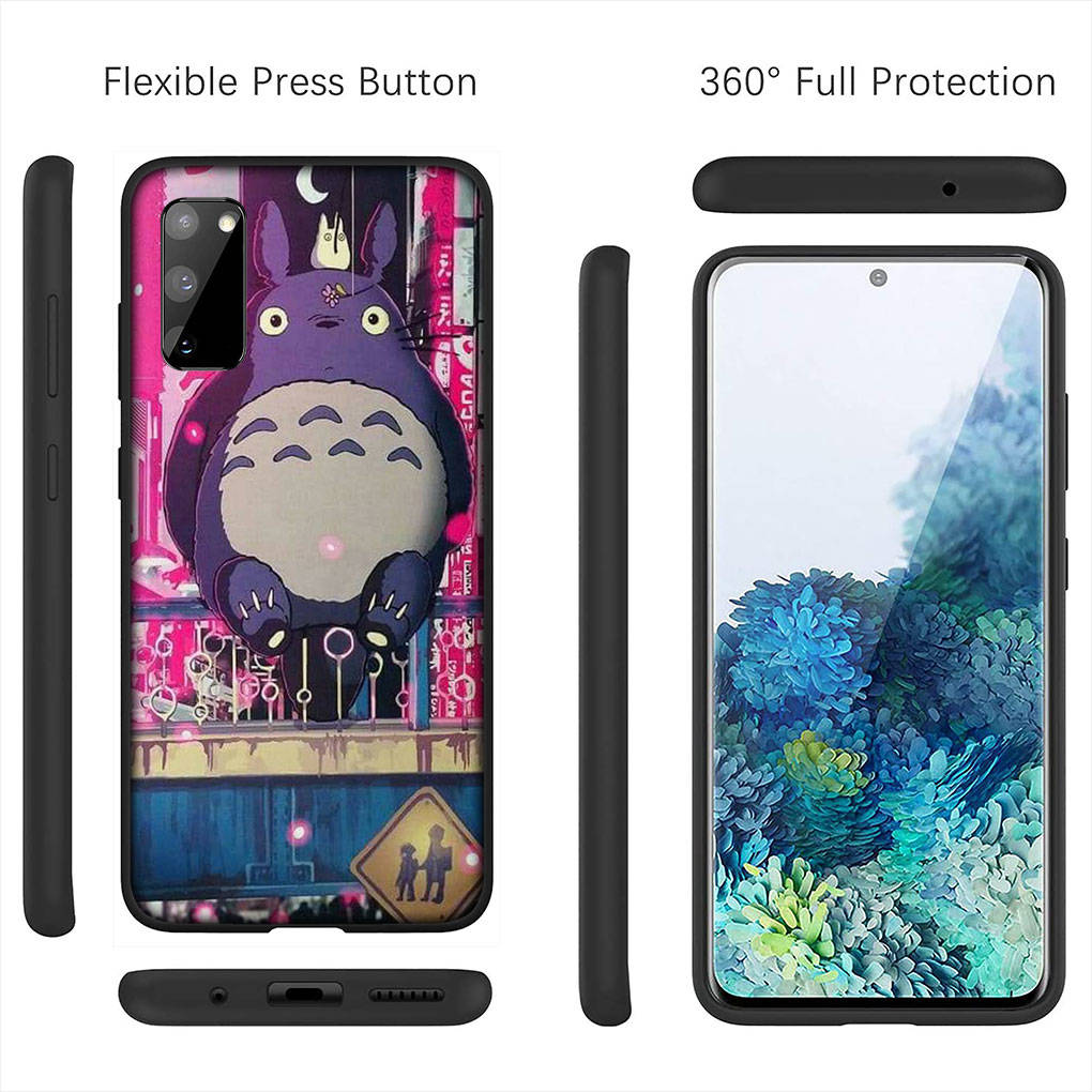 Чехол для iPhone 15 14 Xiaomi Redmi Note 13 12 11 Pro Max X 8 7 9 XR Samsung Galaxy S24 S23 S20 FE A14 13C A05 OPPO A15 Huawei чехол для телефона с аниме Тоторо