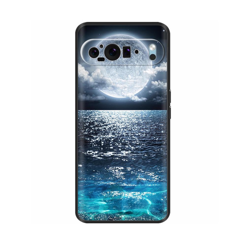 Чехол для телефона Google Pixel 9 / Pixel 9 Pro XL Милые цветы Расписанные Силиконовые задние крышки для Google Pixel 9 Pro XL Fundas Shell