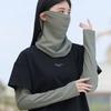 Sun Protection Mask for Women, Ice Silk Style Neck Gaiter, Electric Bike Riding Outdoor Headscarf, Fishing Sunshade, Summer Thin Style