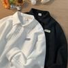 Мужская толстовка в американском винтажном стиле с воротником-поло