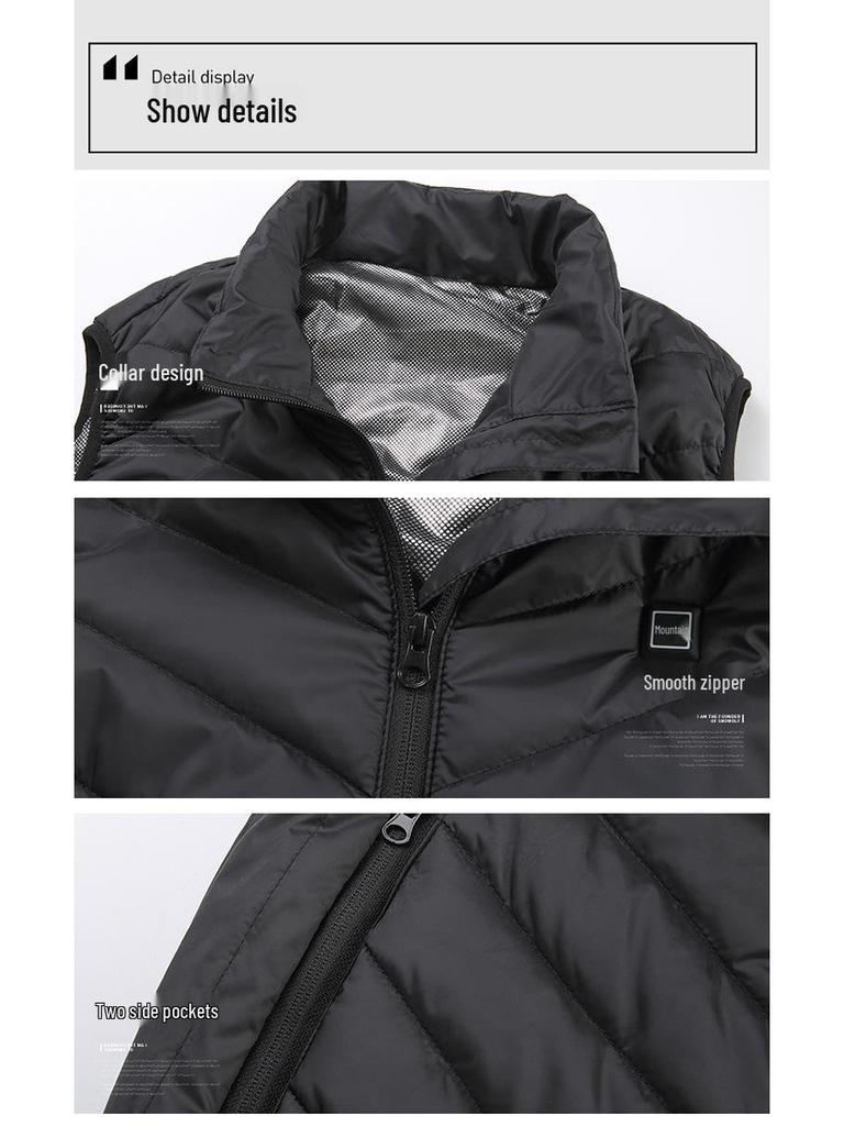 Unisex Smart Electric Heating Vest - Full Body, Constant Temperature