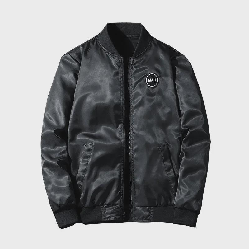 Мужская куртка Cross-Border MA-1 Flight Jacket - новая повседневная вышитая модная бейсбольная куртка с воротником