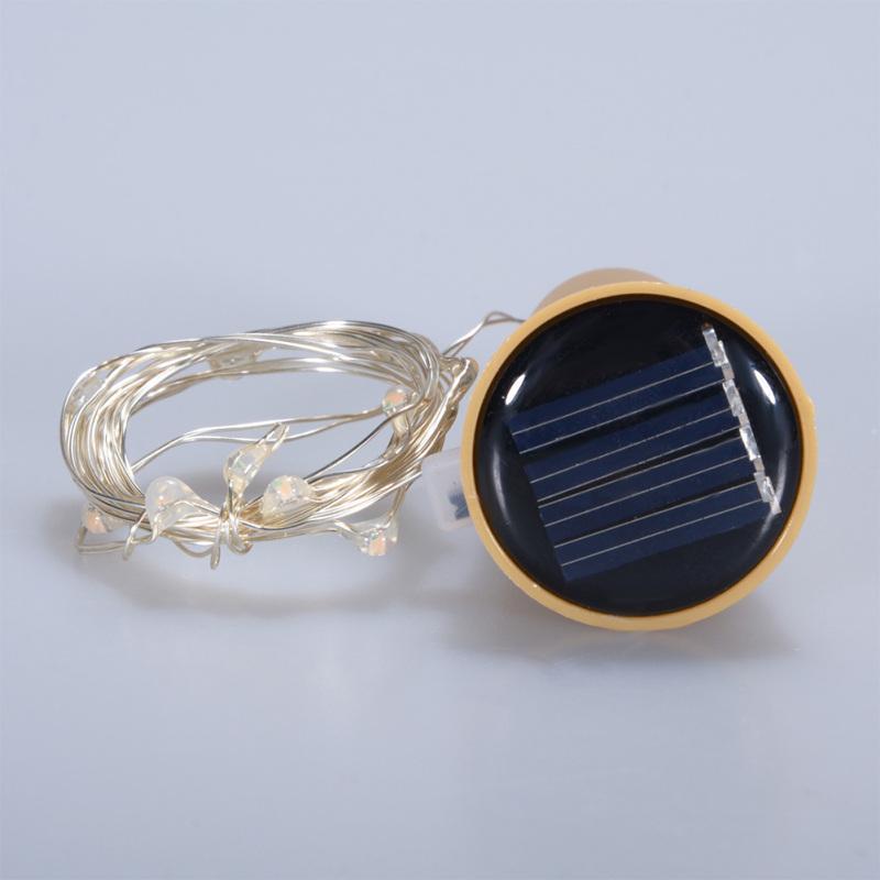 8LED/10LED солнечные батареи для бутылок вина в форме пробки, ночные огни, сказочная лампа, гирлянда