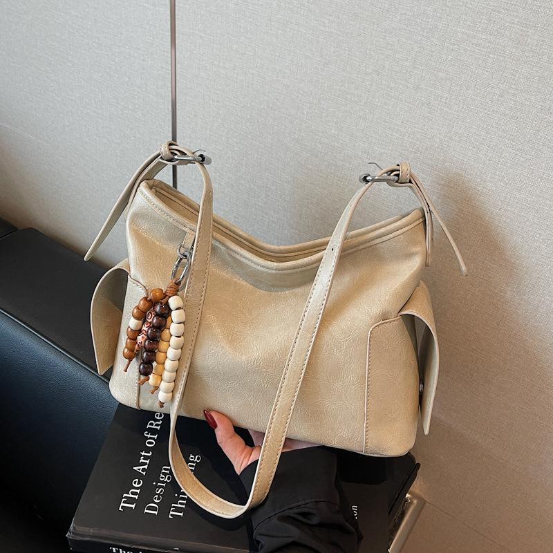 Large-capacity Bag Women's 2025 New Autumn and Winter Popular High-end Textured Shoulder Bag Commuter Tote Bag Messenger Bag