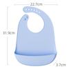 Baby Bib Adjustable Waterproof Bibs Babies Soft Edible Silicone Newborn Saliva Dripping Towel Drooling Children Scarf BPA Free