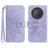 For Honor Magic5 Lite 5G / X9a 5G HT04 Leather Phone Case Sunflower Imprinted Stand Wallet Cell Phone Cover