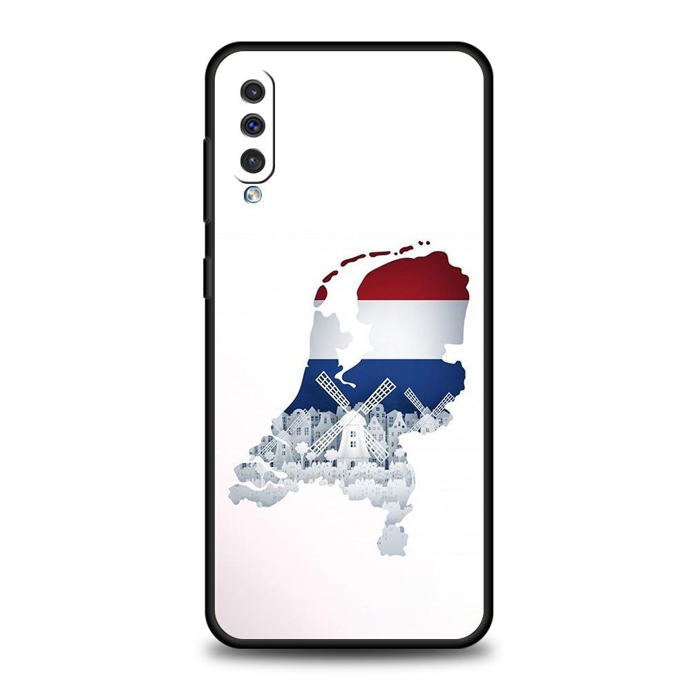 Phone Case For Samsung A56 A36 A26 A24 A12 A14 A16 A50 A70 A20E A20S A10S A22 A40 A34 A54 A42 A52 5G A04s A06 Cover Dutch flag
