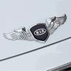 Car Styling Metal Chromed Emblem Badge Sticker Front Hood for KIA K2 K3 K5 K7 RIO Sportage Sorento Optima Oprius Forte Ceed