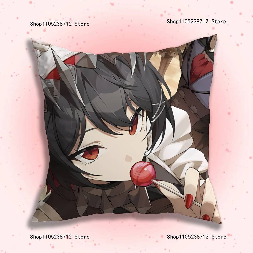 Zzz Ellen Joe Pillow Covers Cartoon Sofa Decorative Home Double-Sided Printing Short Plush Cute Cushion Cover