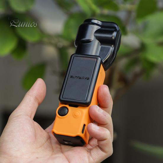 Силиконовый защитный чехол для камеры Osmo Pocket 3 Gimbal, противоударный, противоударный, полная защита, защитный чехол для карданного подвеса