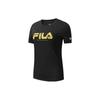 Fila Logo Print Pullover Round Neck Short Sleeve T-Shirt Women Tops Black A11W021103GBK