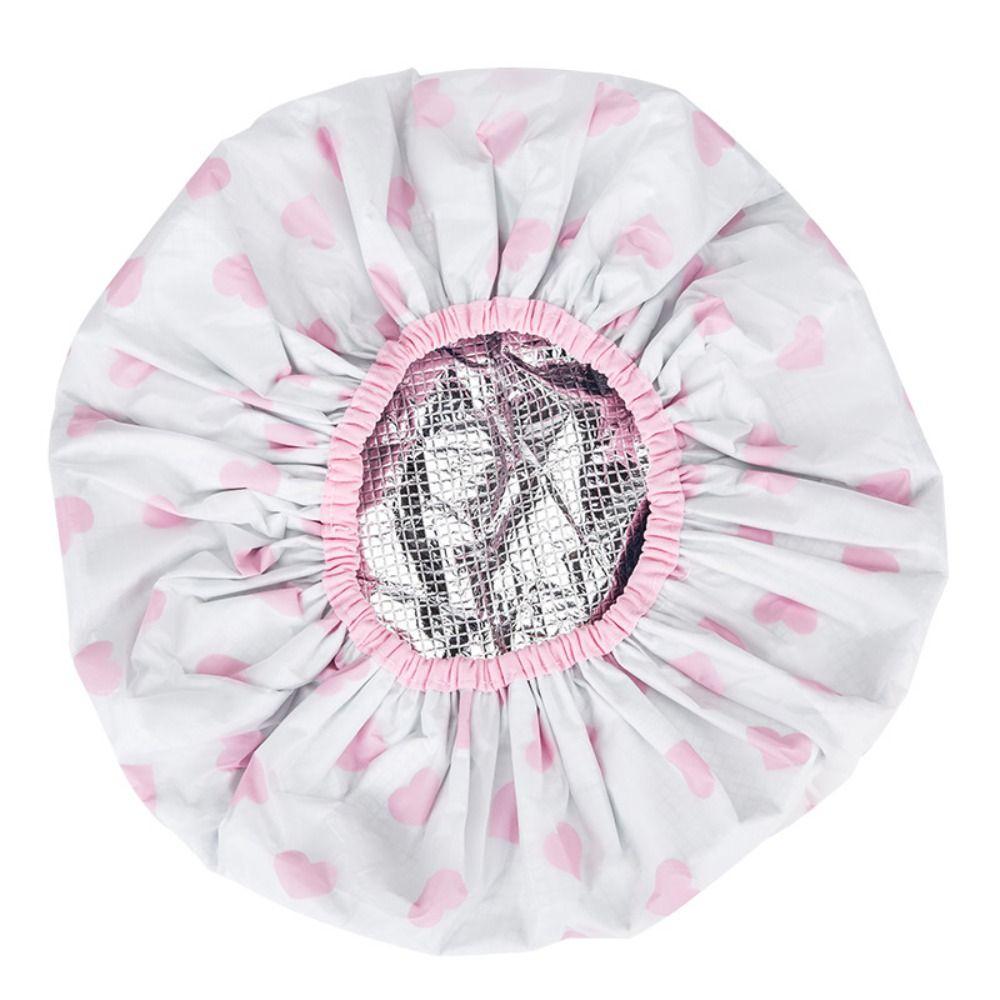 Шапка Гладкая шапочка для запекания с маслом для волос Паровая маска для волос Утолщенная шапочка для душа Термостатическая шапочка для маски для волос