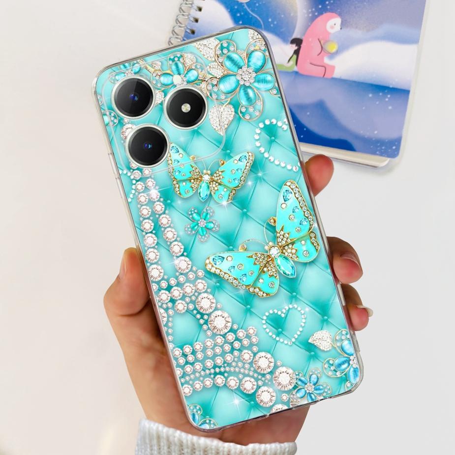 Чехол для Realme C61 Чехол для Realme C63 RMX3939 Новый модный расписной чехол Мягкий силиконовый чехол Для Realme C61 C 63 RealmeC61 RealmeC63 Сумки