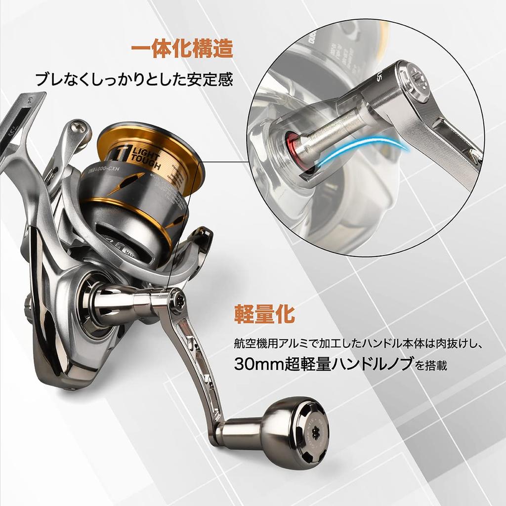 Ручка катушки Gomexus CJ57, совместимая катушка Shimano Spinning Reel, одинарная ручка Twin Power Exist Stella, сменная 57 мм с ручкой Bass Magochi