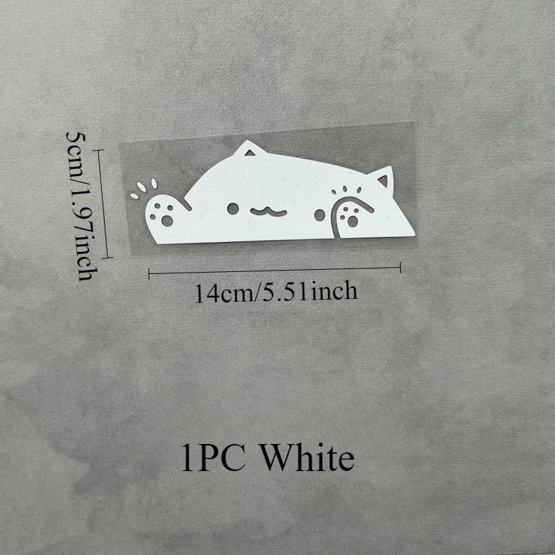 JDM Cute Cat Car Stickers Waterproof DIY Auto Window Body Bumper Trunk Funny Vinyl Decals Motorcycle Fuel Tank Decoration