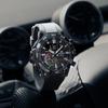 Casio Мужские кварцевые часы Edifice из нержавеющей стали, водозащита 100 м, ECB-40YMP-1A
