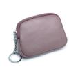 Slim Wallet for Women Soft Cow Leather Womens Coin Purse Genuine Leather Zipper Coin Wallet Casual Key Holder Small Money Bag CLE