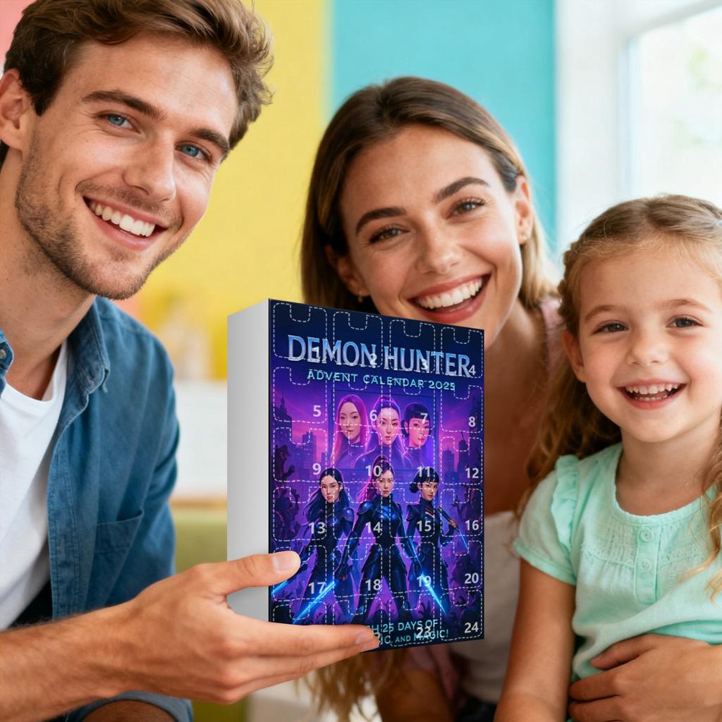 2D, 24 шт. Рисуй весело Рождественский детский подарок, Календарь обратного отсчета