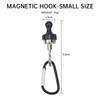 Крепкий магнитный крючок для кемпинга на открытом воздухе с пряжкой для альпинизма, пряжка для палатки, многофункциональные аксессуары для палатки, большой крючок