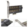 Riser Card SSD to PCIE SATA DualDisk Transfer Expansion Card for Windows OS X LINUX