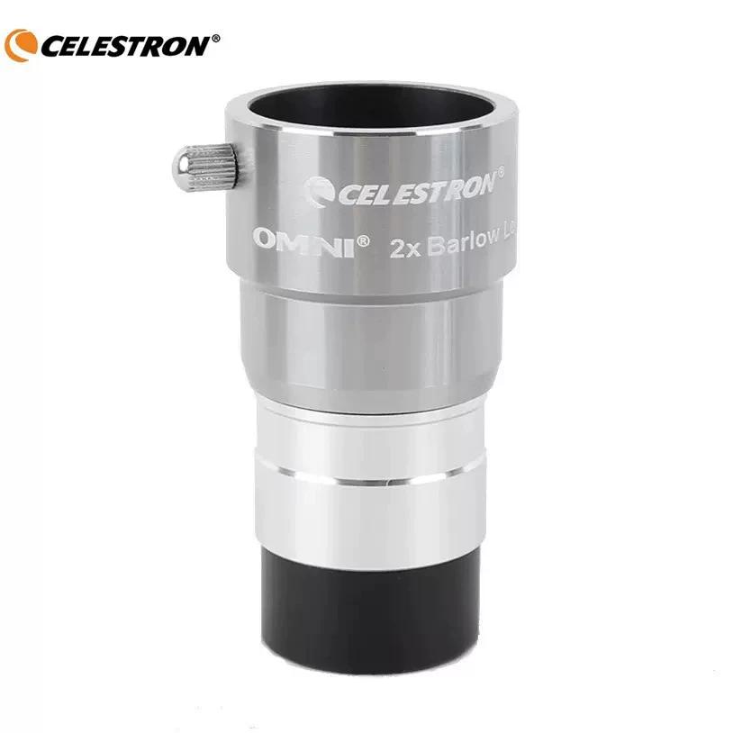 Линза Барлоу Celestron Телеконвертер Двойное Зеркало 2x3x Аксессуары для Астрономического Телескопа 1.25 Дюйма с Резьбой