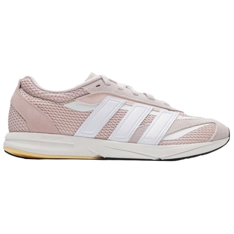 adidas LIGHTBLAZE Устойчивые к истиранию, дышащие, легкие низкие беговые кроссовки женские розовые JQ7233