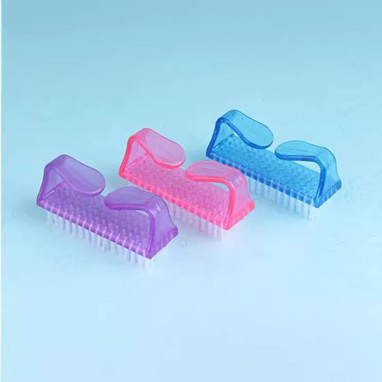 4 шт. Щеточки для чистки ногтей с мягкой щетиной и ручкой для чистки ногтей