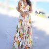 Women's Summer Halter Printed Beach Casual Dresses