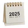 2025 Mini Desk Calendar Standing Flip Desktop Calendar Daily Scheduler for Planning Organizing Home School Office Table Decoration