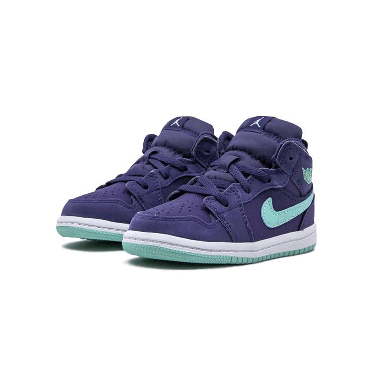 (TD) Air Jordan 1 Mid 'Ink Emerald Rise' Baby 644507-501