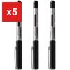 Kuretake Brush Pen 'Fudegokochi' Brush-Style Sign Pen, Set of 3, LS1-10S/3P