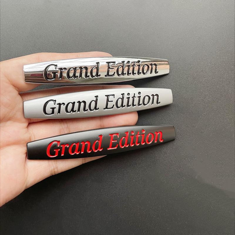 3D Металлический Логотип Эмблема Grand Edition Значок на Крыло Автомобиля Наклейка Grand Edition Аксессуары
