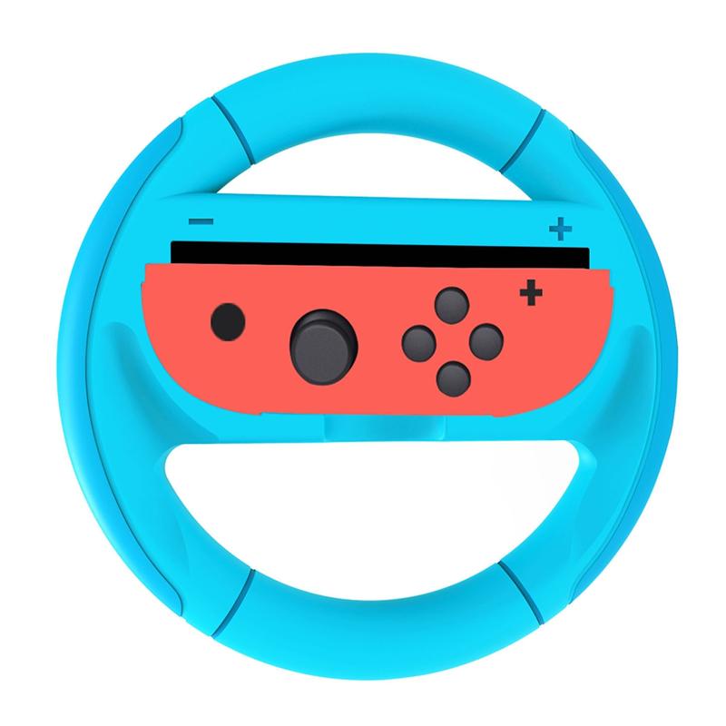 Игровой руль-контроллер для гонок Nintendo Switch 2 Профессиональный Для ручек Joy-Con Синий