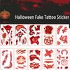 Temporary Bloody Wound Tattoos Scars Tattoos Wound Scratches Stickers Halloween Tattoo Stickers