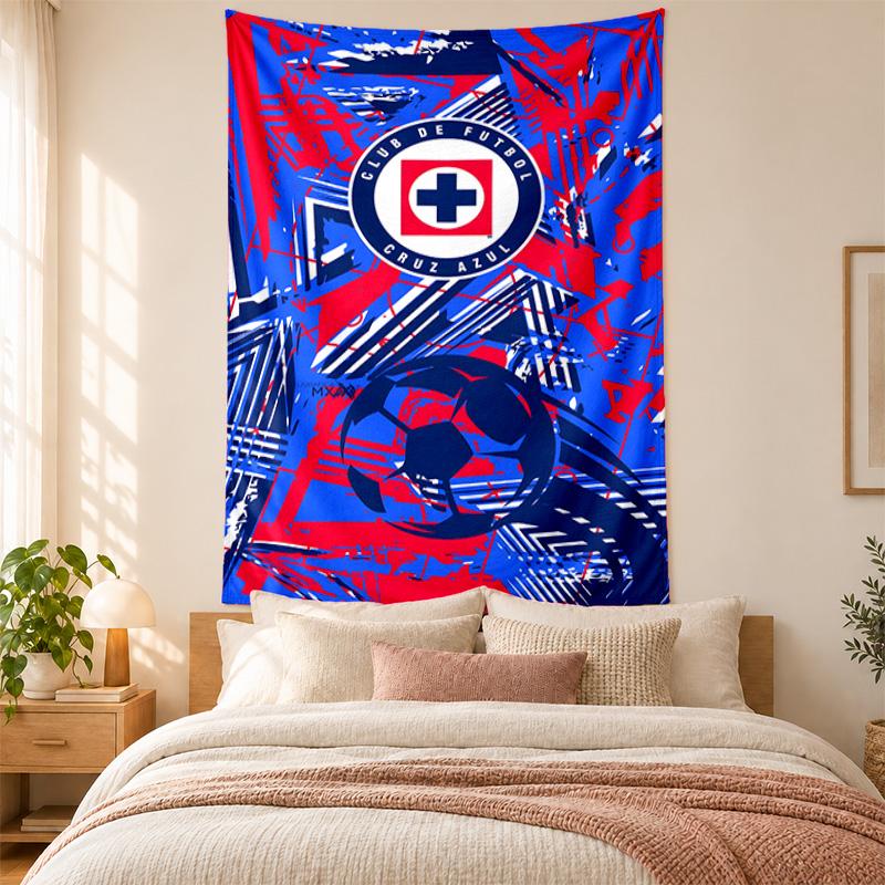 CruzAzul Tapestry highquality for decorating living room bedroom dorm walls ideal as bedroom wallart orholiday gift