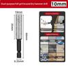 2Pcs 5-12Mm Vacuum Brazed Dry Drill Bit Set - Dual-Purpose Dry/Wet Use For Porcelain/Granite/Tile/Marble