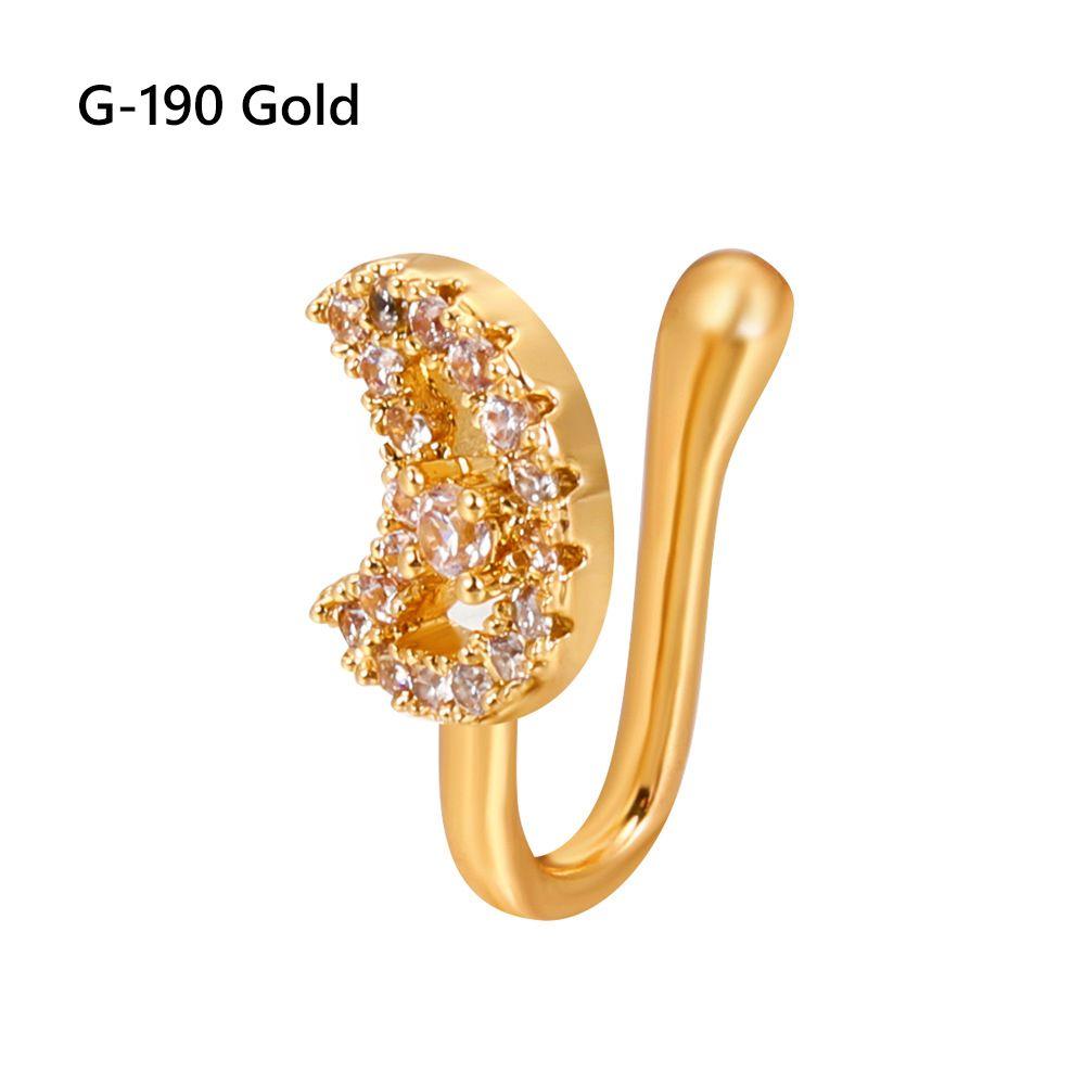 Crystal Nose Cuffs Fake Nose Cuff Non-Piercing Clip-On Nose Ring Nose Ring Cuffs African Nose Cuff