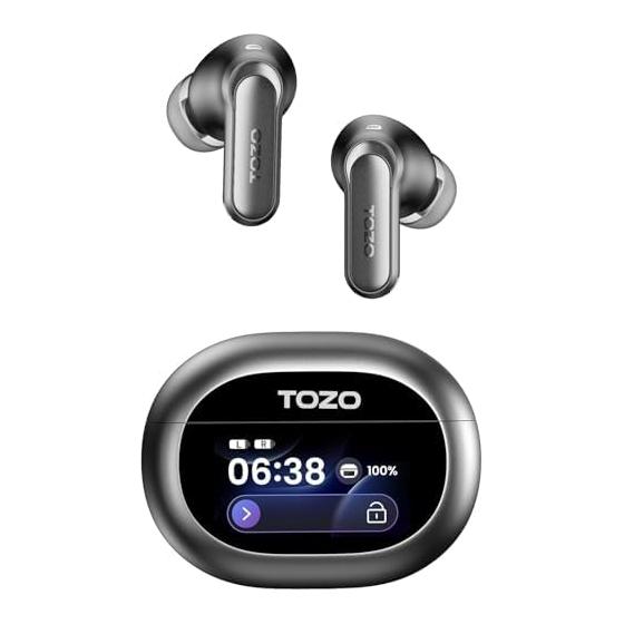 Беспроводные наушники TOZO NC20 Pro Bluetooth с адаптивным гибридным ANC 52 дБ, средние и низкие частоты, теплый звук / Передовая настройка эквалайзера