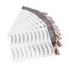 10 Sheets Waterproof Eyebrow Stickers Disposable Temporary Brow False Eyebrows Sticker Set (Black)